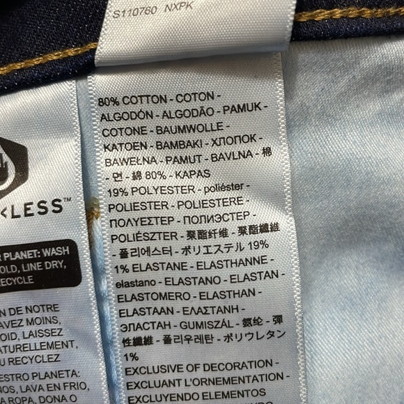 Levi's Levi 311 Shaping Skinny Hypersoft Mid Rise Tummy Slimming Jeans 34 x 30 - Picture 14 of 15